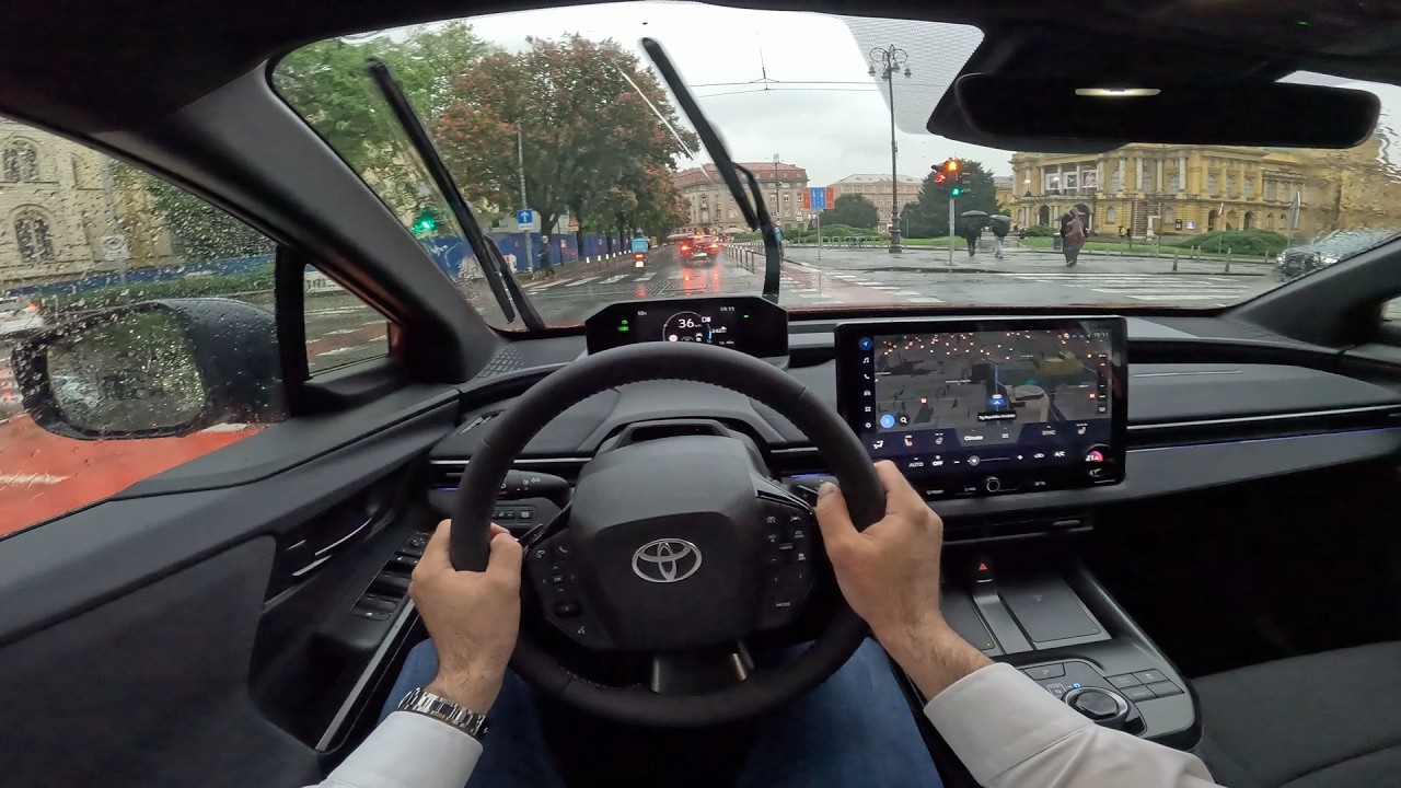 New TOYOTA C-HR+ 2026 (Europe) - RELAXED RAINY POV test drive (FWD, 77 kWh)