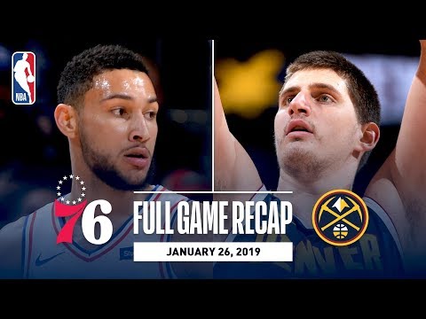 Video: Full Game Recap: 76ers vs Nuggets | Jokic Records His 7th Triple-Double Of The Season