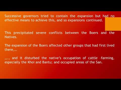 The expansion and settlement of the Dutch in