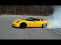 sick corvette C6Z06 burnout