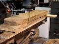 CNC machining barge Hull from Koa wood CNC machining barge Hull from Koa wood