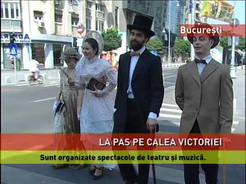 La pas, pe Calea Victoriei