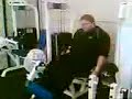 leg extension with full stack (119kg) plus 7.5kg