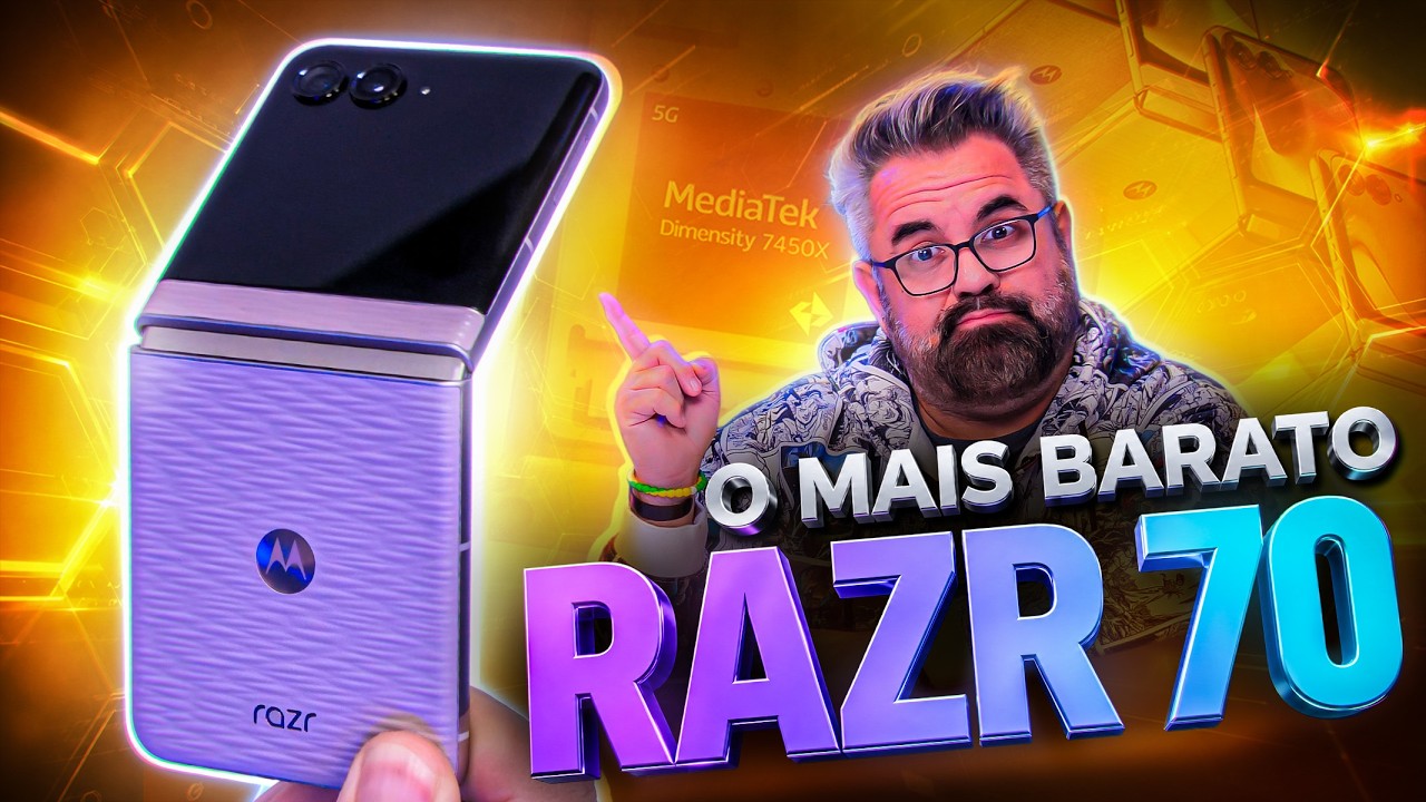 Motorola Razr 70, O Dobrável Mais Barato De 2026! Vale A Pena?