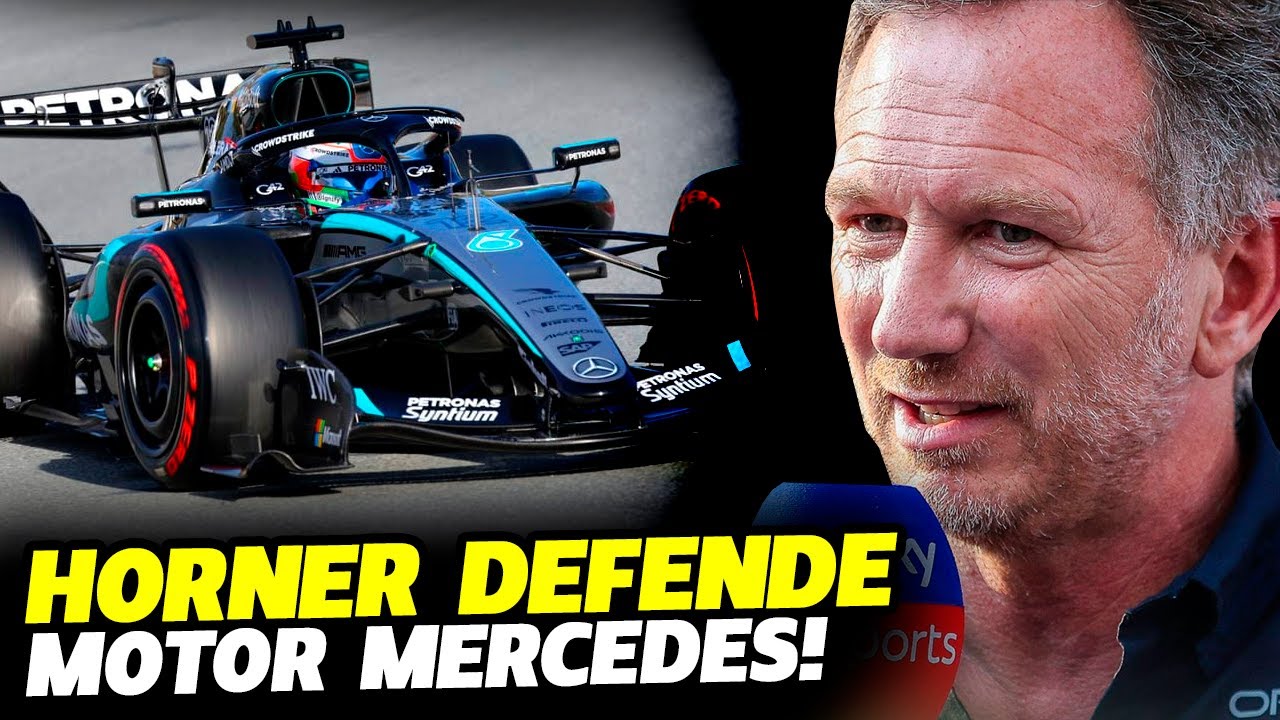 "POR ISSO NÃO VENCEM!" HORNER DEFENDE TRUQUE DO MOTOR MERCEDES | FÓRMULA 1 | GP EM CASA