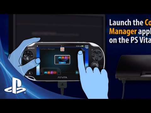 how to download content manager for ps vita