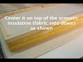 How to make a Bass Trap Acoustic Panel (Tutorial)