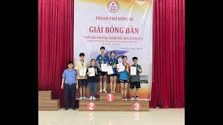 Giải bóng bàn thiếu niên nhi đồng thành phố Uông Bí năm 2022