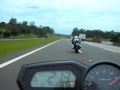 FZ6 brincando com um Z750 na Bandeirantes - Yamaha Fazer 600 VS Kawasaki Z750 - BZAFANI