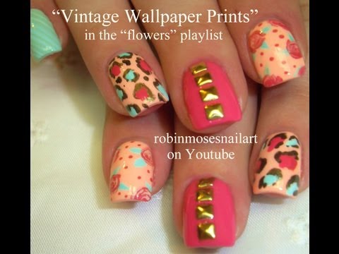 Assorted Vintage Prints - Antique Nail Design