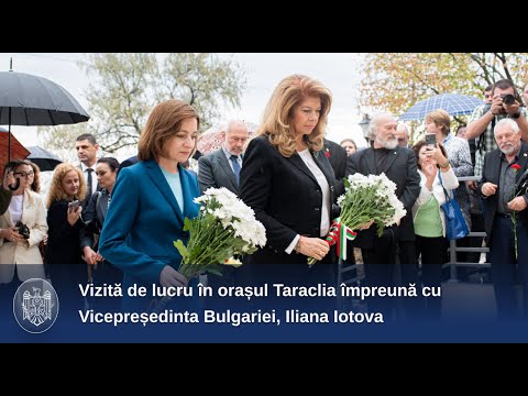 Șefa statului a vizitat orașul Taraclia împreună cu Vicepreședinta Bulgariei, Iliana Iotova