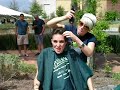 'Shaving' her mane at St. Baldrick's event at Dell Children's Hospital Austin, Texas