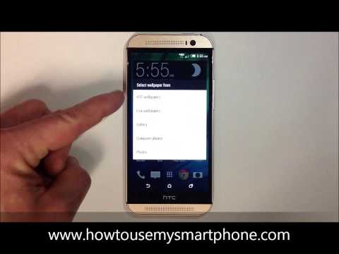 how to set wallpaper for htc one x