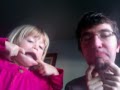 Kaitlyn and me goofin' off