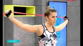 full body workout using a resistance band 