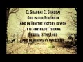 El Shaddai | Mason Clover featuring Erica Lauren | Messianic | Christian Praise and Worship music