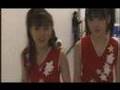 Japanese girls Risa and Sayumi red