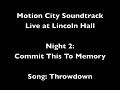 Motion City Soundtrack - Throwdown (Live) [Audio Only]