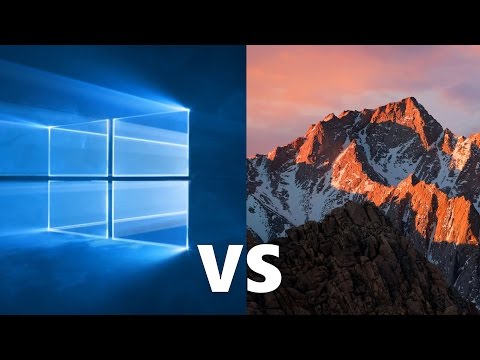 Comparing Windows 10 to macOS Sierra