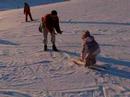 le 10022008 premi�re descente � ski pour Manon � Sommand