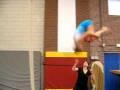 videos de Rosanne poging dubbele salto