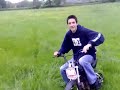 Albertross & Benny razzin pit bike