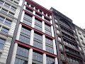 Located in Soho, on Broadway, this building designed by Italian architect Aldo Rossi has columnar facade in steel, terra-cotta and stone.