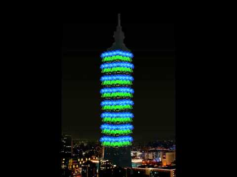 2012台北跨年101模擬煙火