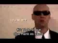 Besando el trasero de Hank