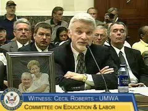 Mine Safety Hearing: Cecil Roberts ...