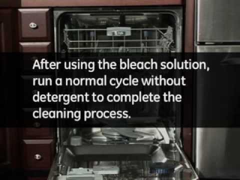 how to de stink a dishwasher