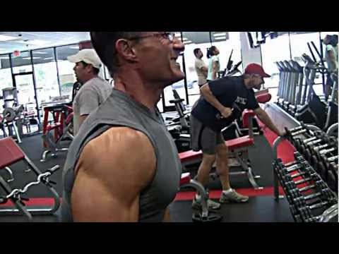 front delt - This is Kirk's personally customized shoulder training regimen designed to hit the shoulders with direct stimulation with no wasted movement or unneeded mome...