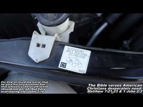 how to replace serpentine belt on fj cruiser
