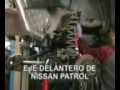 este es mi terrano 1 pathfinder del 1992 y desde el 2001 est� evolucionando conmigo el motor es el 2.7 td con intercooler de mercedes vito que le he a�adido , ademas le he modificado la presi�n del turbo para que sople hasta 0.8 bares de presi�n. el eje delantero es de nissan patrol , pero como no coincide la posici�n del difenecial ...... est� cortado y soldado , de manera que el palier derecho cambia al lado izquierdo y viceversa. la relacci�n de los ejes es de 5.14/1 original de nisan ...