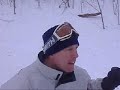 Skiing the glades at Blue Knob.
