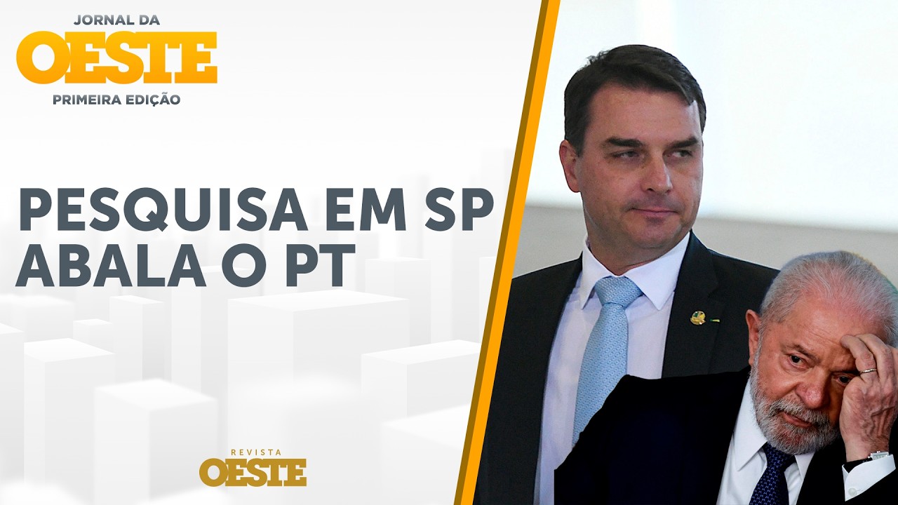 Flávio Bolsonaro lidera em SP contra Lula: a corrida presidencial esquenta