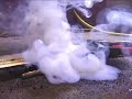 Disintegrating a hot dog with electricity