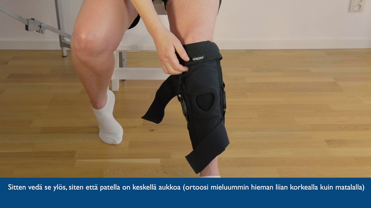 CROSS Knee Hyperextension Käyttöohjeet
