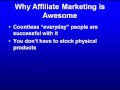 Internet Marketing Secrets for Newbies: Why Affiliate Marketing is Awesome