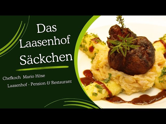 Laasenhof - Säckchen | Gefüllte Rinderroulade mit Zwiebeln, Gewürzgurke und Speck