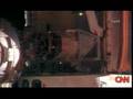 Shuttle docks with ISS