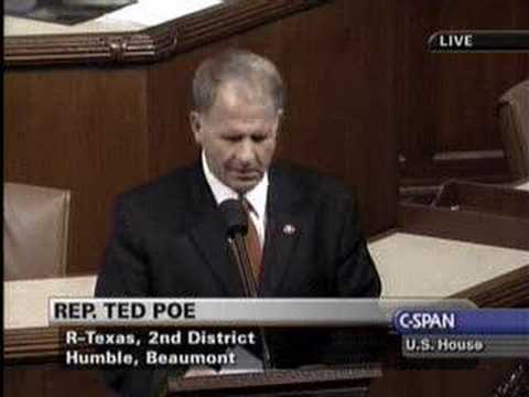 Congressman Ted Poe praises KKK founder