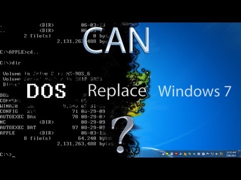 Can MS-DOS 6.22 (1994) Replace Windows 7?