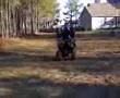 alan doing his wheelie on a falcon 110
