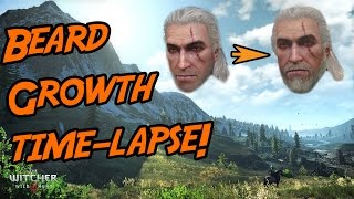 The Witcher 3- Geralt's Beard Growth (Time-Lapse)