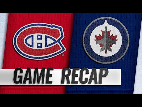 Weal records two points as Canadiens defeat Jets, 3-1
