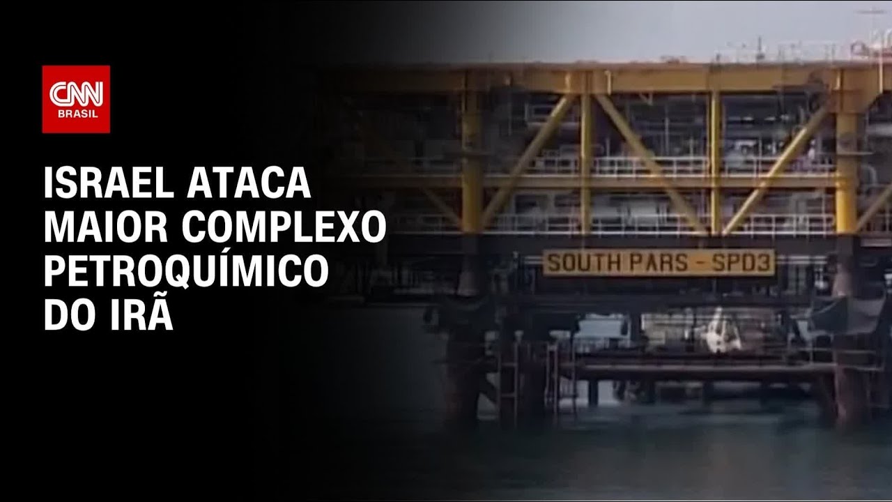 Israel ataca pela segunda vez complexo petroquímico South Pars no Irã | CNN 360°