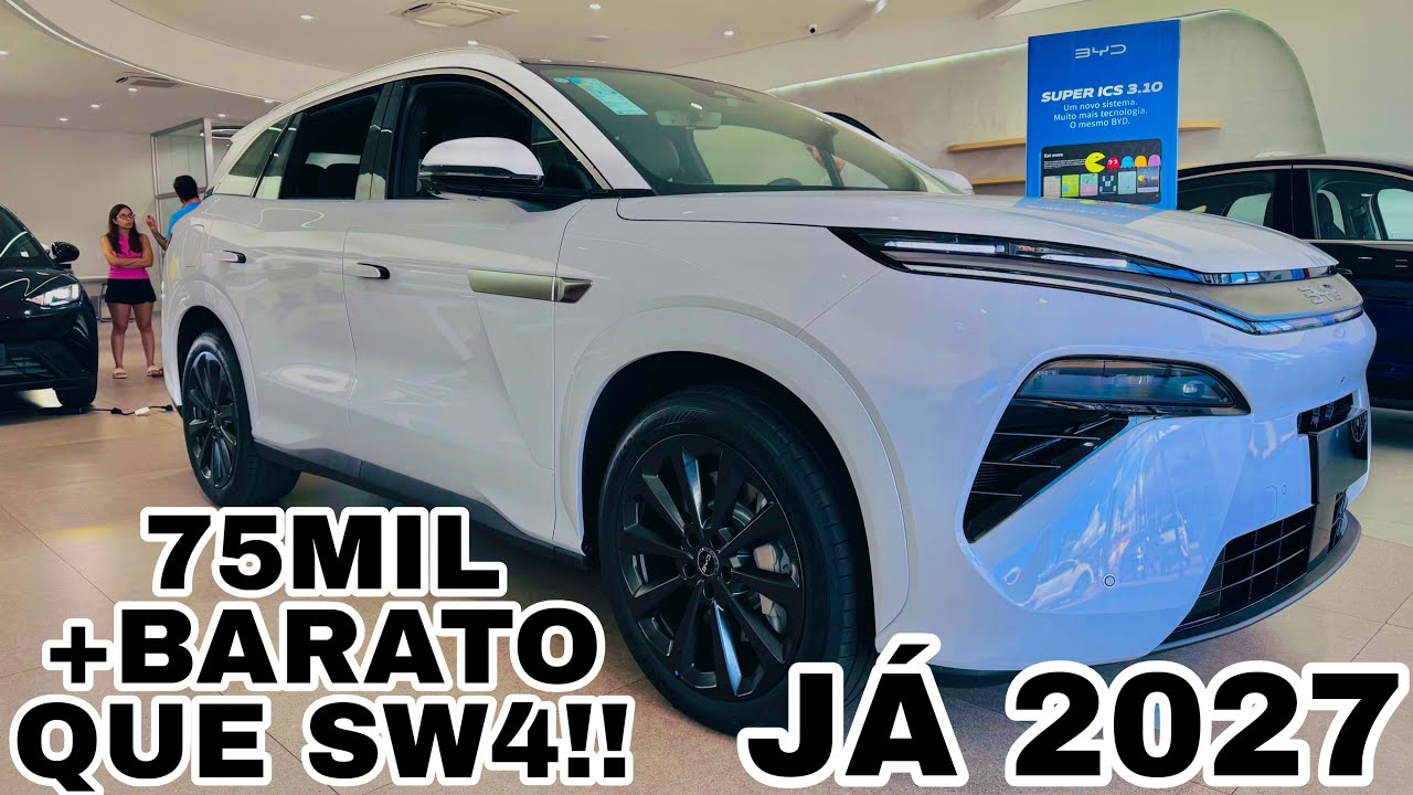 LANÇAMENTO BYD ATTO 8 HÍBRIDO PUGLIN 7 LUGARES 2027 | POR 399MIL NÃO EXISTE NADA PARECIDO!!!