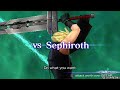 Dissidia Final Fantasy- Cloud versus Sephiroth(Maximum)