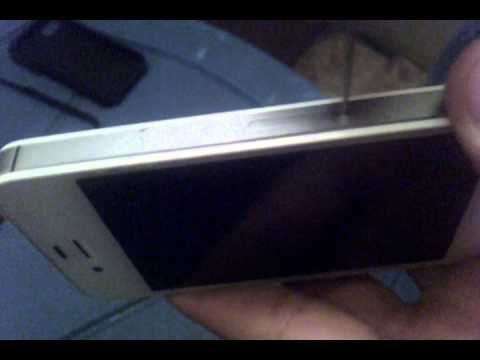 how to remove the sim card from an iphone 4s